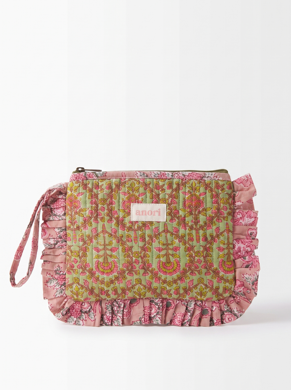 GARDEN ROSE FRILL POUCH