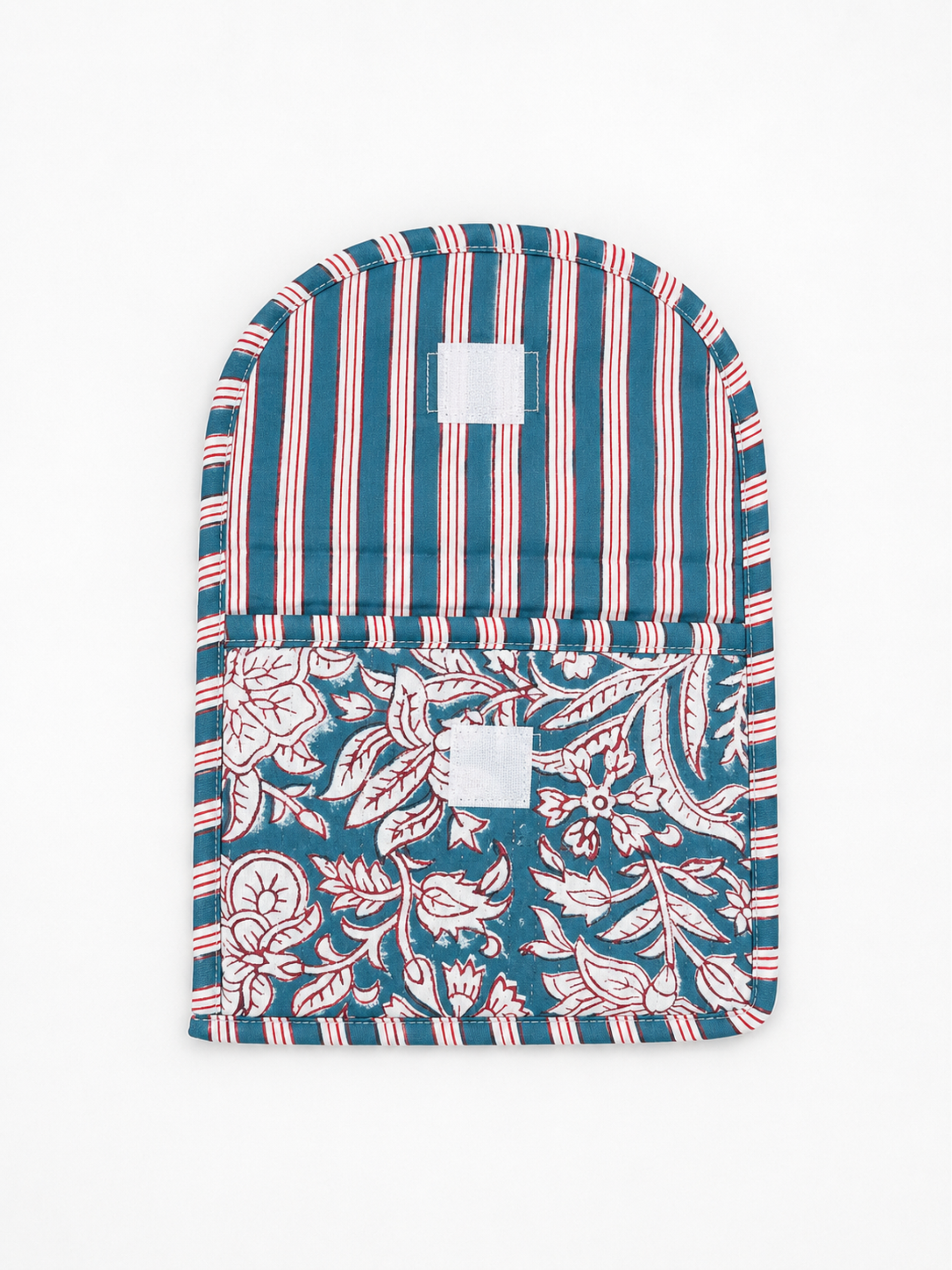 BLUE PETAL VELCRO POUCH