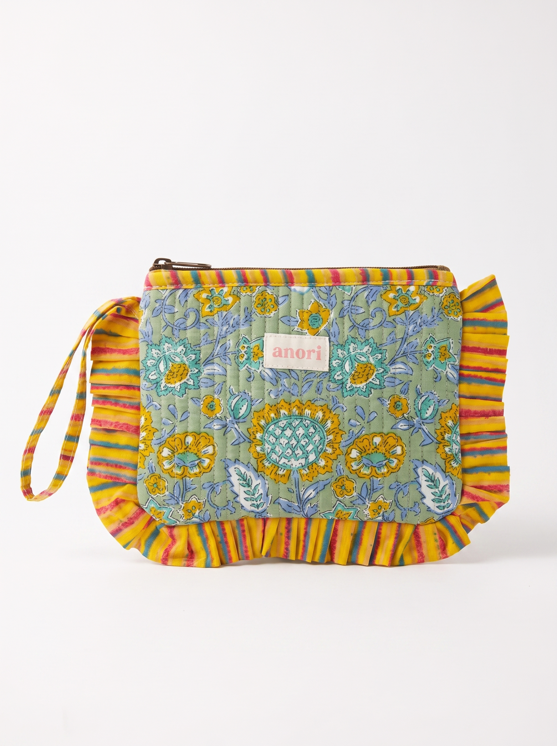 SUMMER BLOOM FRILL POUCH