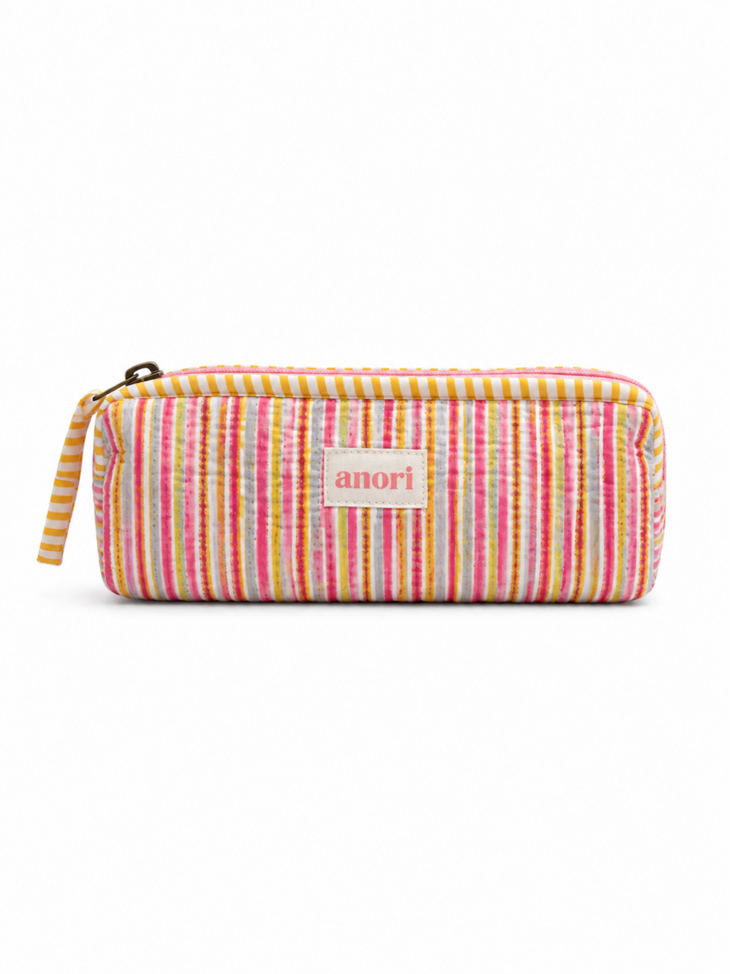 BERRY STRIPE PENCIL CASE