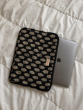 BLACK IVORY LAPTOP SLEEVE