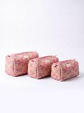 DUSTY ROSE POUCH (SET OF 3)