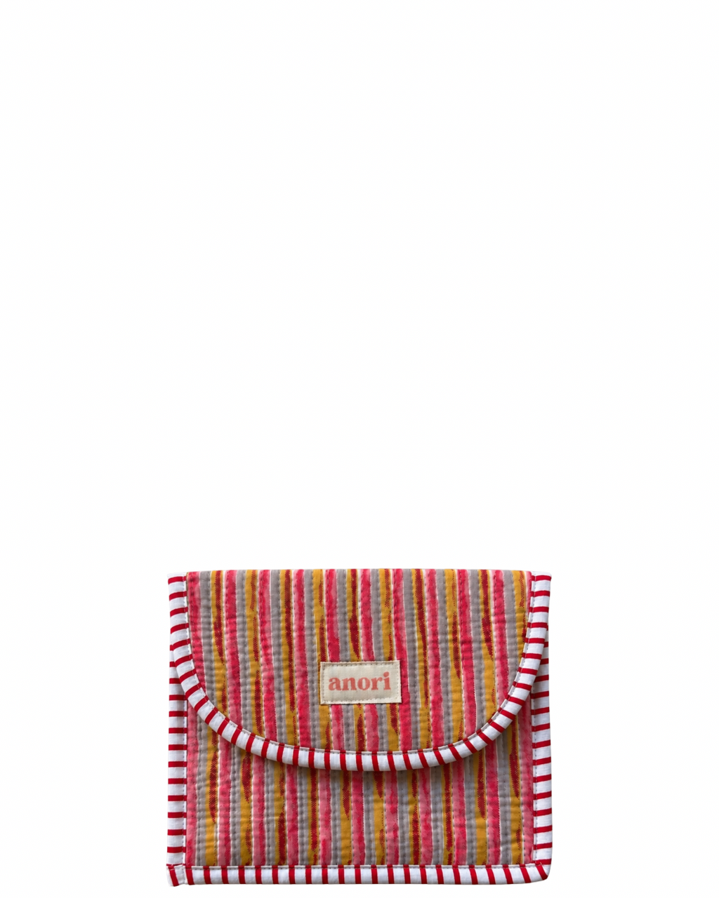 Carnival Stripes Velcro Pouch