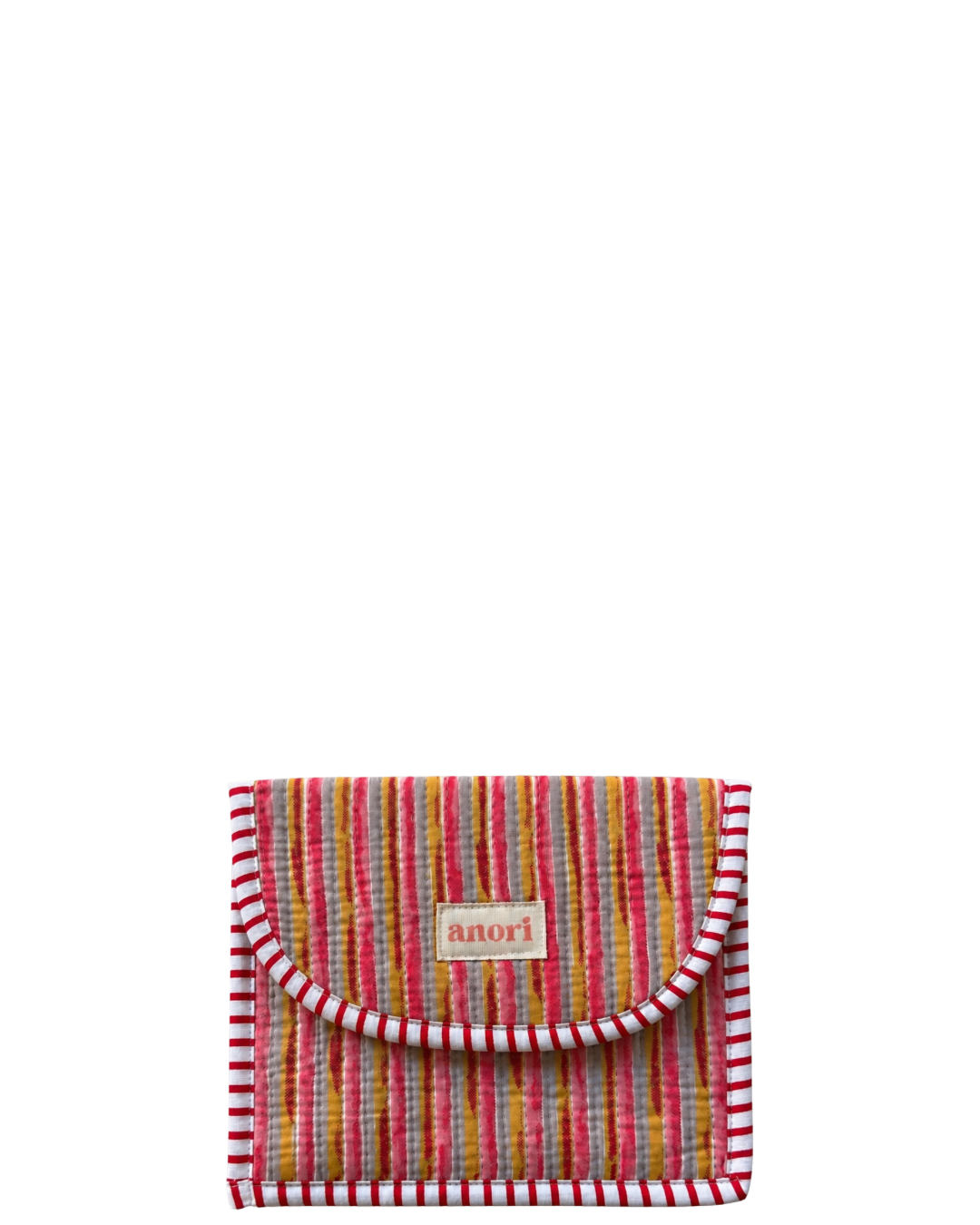 Carnival Stripes Velcro Pouch
