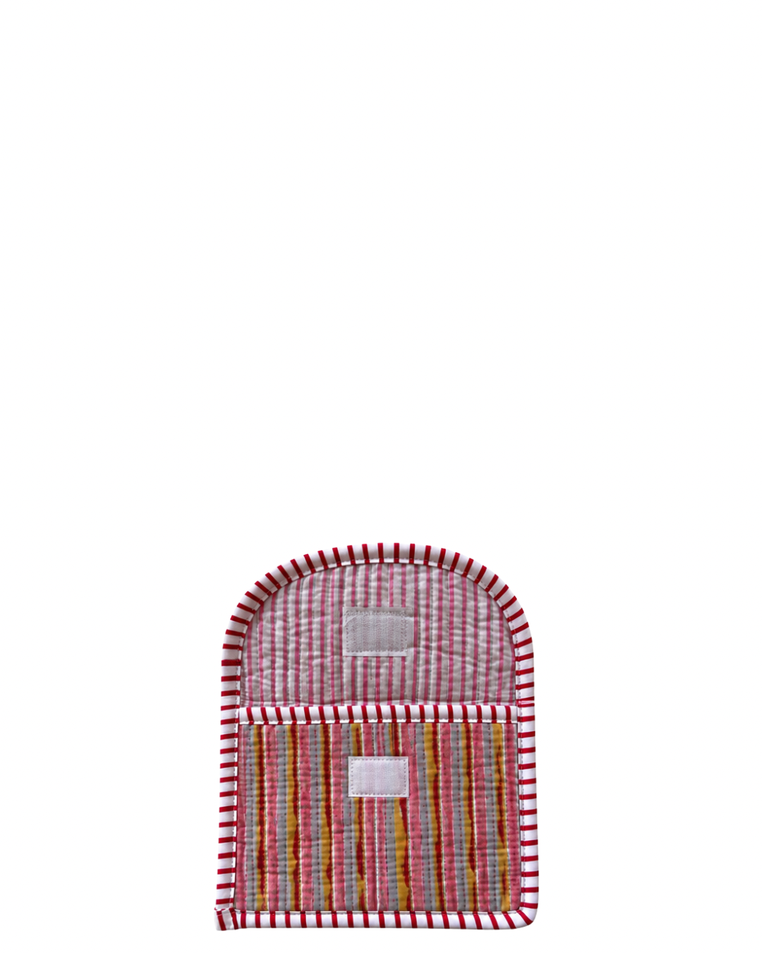 Carnival Stripes Velcro Pouch